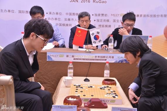 【在线棋谱】催命的60秒 李世石读秒“割地赔款”(多谱)