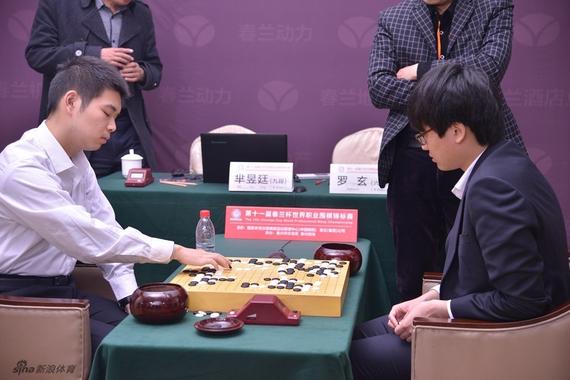 【在线棋谱】芈昱廷兵不血刃轻取罗玄 韩钟振：白棋的好局